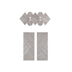 Budget 😉 Madison Park Ash Grey/ Silver Carved Wood 3PC Set Wall Decor ⭐ -Madison Park Sales unnamed file 4110