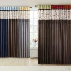 Outlet 👍 Madison Park Belle Embroidered Window Curtain Panel 😉