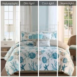 Cheap 🤩 Madison Park Pacific Grove 6 Piece Cotton Sateen Duvet Cover Set (Insert Excluded) Coral ⭐ -Madison Park Sales unnamed file 4186