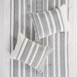 Coupon ⌛ Madison Park Ezra Gray 4 Piece Cotton Waffle Jacquard Comforter Set 😉 -Madison Park Sales unnamed file 4250