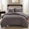 Buy 🔔 Madison Park Kaplan Plushed Long Fur Down Alternative Comforter 3-Piece Set (2-Color Option) Grey 🥰 -Madison Park Sales unnamed file 4252