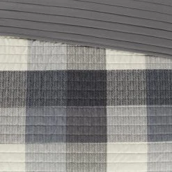 Promo 👏 Madison Park Pioneer Grey 6 Pieces Printed Quilted Herringbone Coverlet Set 🔥 -Madison Park Sales unnamed file 4272