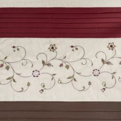 Buy 🛒 Madison Park Belle Faux Silk Embroidered Floral Shower Curtain 🤩 -Madison Park Sales unnamed file 43
