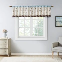 Brand new ✔️ Madison Park Belle Embroidered Window Valance 😀