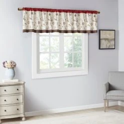 Brand new ✔️ Madison Park Belle Embroidered Window Valance 😀 -Madison Park Sales unnamed file 4313