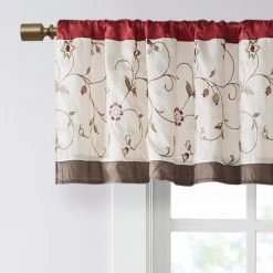 Brand new ✔️ Madison Park Belle Embroidered Window Valance 😀 -Madison Park Sales unnamed file 4314