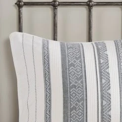 Hot Sale 😍 Madison Park Ezra Gray Cotton Waffle Jacquard Duvet Cover Set ✔️ -Madison Park Sales unnamed file 4432