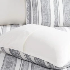 Hot Sale 😍 Madison Park Ezra Gray Cotton Waffle Jacquard Duvet Cover Set ✔️ -Madison Park Sales unnamed file 4435