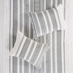 Hot Sale 😍 Madison Park Ezra Gray Cotton Waffle Jacquard Duvet Cover Set ✔️ -Madison Park Sales unnamed file 4436