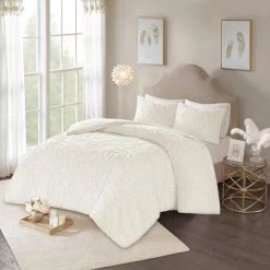 Brand new 😍 Madison Park Virginia Tufted Cotton Chenille Medallion Comforter Set Grey 👏 -Madison Park Sales unnamed file 447