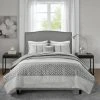 New 🥰 Madison Park Christian 4 Piece Jacquard Coverlet Set Grey 😉 -Madison Park Sales unnamed file 4487