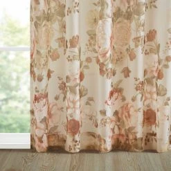 Brand new 🎉 Madison Park Abelia Printed Floral Rod Pocket And Back Tab Voile Sheer Grey 🔥 -Madison Park Sales unnamed file 4503