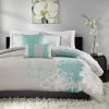 New 😍 Madison Park Brianna Aqua Cotton Duvet Cover Set 🛒 -Madison Park Sales unnamed file 4517
