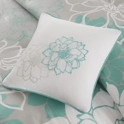 New 😍 Madison Park Brianna Aqua Cotton Duvet Cover Set 🛒 -Madison Park Sales unnamed file 4520
