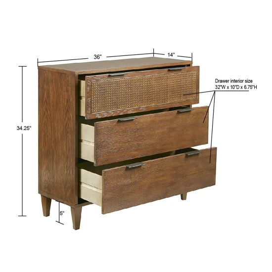 Deals β Madison Park Allen Natural 3-Drawer Accent Chest π 5 Deals β Madison Park Allen Natural 3-Drawer Accent Chest π - Image 3
