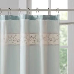 Buy 🛒 Madison Park Belle Faux Silk Embroidered Floral Shower Curtain 🤩 -Madison Park Sales unnamed file 46