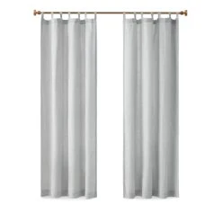 Best Pirce ❤️ Madison Park Barnet Faux Linen Tab Top Panel With Fleece Lining - 84" Panel Grey 🌟 -Madison Park Sales unnamed file 4602