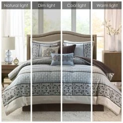 Best deal 😀 Madison Park Harvard 7-piece Comforter Set Blue ❤️ -Madison Park Sales unnamed file 4608