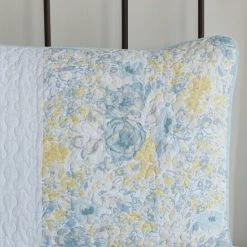 Buy ✔️ Madison Park Ava 3 Piece Reversible Cotton Coverlet Set Aqua/Yellow ⭐ -Madison Park Sales unnamed file 4616