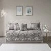 New 👍 Madison Park Lorilyn Dark Gray 6-piece Day Bed Cover Set With Elastic Embroidery 🔔 -Madison Park Sales unnamed file 4639