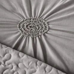 New 👍 Madison Park Lorilyn Dark Gray 6-piece Day Bed Cover Set With Elastic Embroidery 🔔 -Madison Park Sales unnamed file 4643