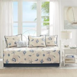 Promo ❤️ Madison Park Nantucket Blue 6-Piece Daybed Set ✨