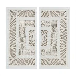 Brand new 🔔 Madison Park Tala Natural Framed Rice Paper Shadow Box 2 Piece Set 🧨 -Madison Park Sales unnamed file 4743