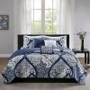 Cheap ⭐ Madison Park Marcella 6 Piece Reversible Coverlet Set Black 🤩 -Madison Park Sales unnamed file 4769