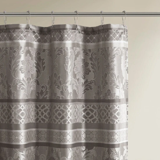 Discount β Madison Park Venetian Jacquard Shower Curtain Grey π 10 Discount β Madison Park Venetian Jacquard Shower Curtain Grey π - Image 8