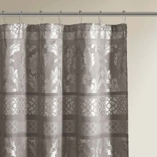 Discount β Madison Park Venetian Jacquard Shower Curtain Grey π 11 Discount β Madison Park Venetian Jacquard Shower Curtain Grey π - Image 9