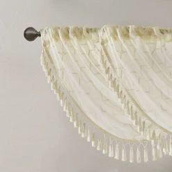 Promo π Madison Park Iris Diamond Sheer Embroidered Waterfall Rod Pocket Valance - 38 X 46" White/grey π₯° 20 Promo π Madison Park Iris Diamond Sheer Embroidered Waterfall Rod Pocket Valance - 38 X 46" White/grey π₯° -Madison Park Sales unnamed file 4881