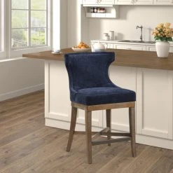 Coupon 🔥 Madison Park Fillmore Counter Stool With 360 Degree Swivel Seat Navy 😍 -Madison Park Sales unnamed file 498