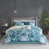 Budget 😍 Madison Park Adella Teal 7 Piece Cotton Printed Comforter Set 🤩 -Madison Park Sales unnamed file 5013