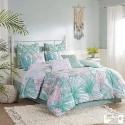 Brand new 🎉 Madison Park Bonnet Aqua 8 Piece Cotton Printed Comforter Set ⌛ -Madison Park Sales unnamed file 5024