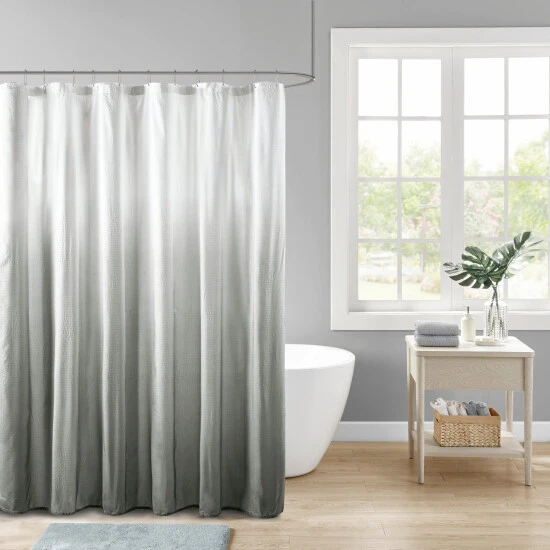 Best reviews of π Madison Park Loire Ombre Printed Seersucker Shower Curtain Grey β 3 Best reviews of π Madison Park Loire Ombre Printed Seersucker Shower Curtain Grey β