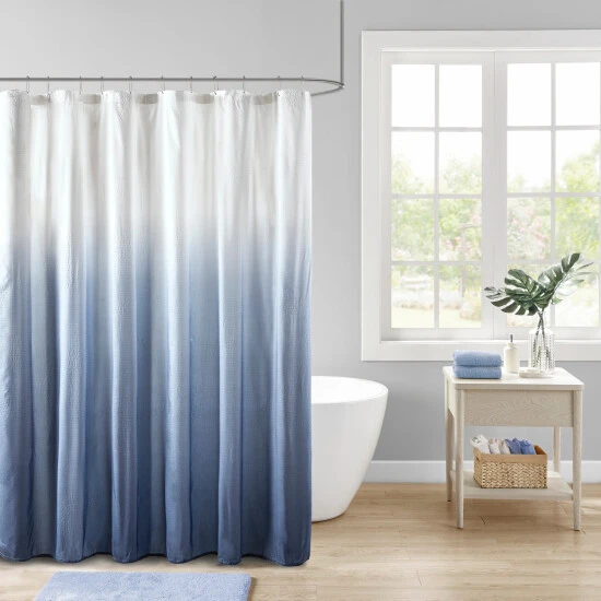 Best reviews of π Madison Park Loire Ombre Printed Seersucker Shower Curtain Grey β 4 Best reviews of π Madison Park Loire Ombre Printed Seersucker Shower Curtain Grey β - Image 2