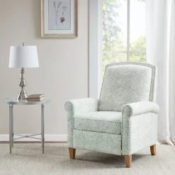 Brand new 🛒 Madison Park Melissa Light Teal Push Back Recliner 🔔 -Madison Park Sales unnamed file 5119