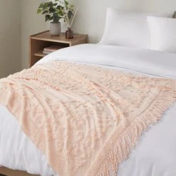 Coupon 😍 Madison Park Mila 100-percent Cotton Tufted Chenille Lightweight Throw With Fringe Tassel Ivory 🔔 -Madison Park Sales unnamed file 5128