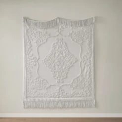 Coupon 😍 Madison Park Mila 100-percent Cotton Tufted Chenille Lightweight Throw With Fringe Tassel Ivory 🔔 -Madison Park Sales unnamed file 5133