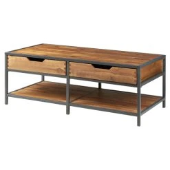 Deals ⭐ Madison Park Ryker Natural Wood And Gunmetal Frame Coffee Table 🥰 -Madison Park Sales unnamed file 5164