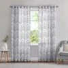 Coupon 👍 Madison Park Cyrene Printed Burnout Sheer Single Curtain Panel Seafoam 👏 -Madison Park Sales unnamed file 5215