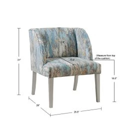 Best deal ✔️ Madison Park Zuma Gray/Blue Upholstered Wingback Accent Lounge Chair 😀 -Madison Park Sales unnamed file 5257