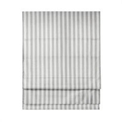 Promo 😀 Madison Park Hampton Yarn Dyed Striped Light Filtering Cordless Roman Shade Taupe 🛒 -Madison Park Sales unnamed file 5274