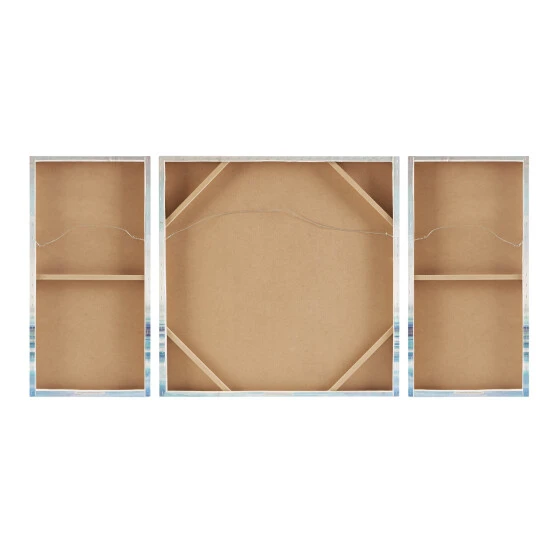 Budget π Madison Park Teal Tides Blue Coastal Gel π§₯ Coat Canvas 3 Pieces Set With MDF Stretcher Bar π₯ 7 Budget π Madison Park Teal Tides Blue Coastal Gel π§₯ Coat Canvas 3 Pieces Set With MDF Stretcher Bar π₯ - Image 5