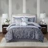 Best Sale 💯 Madison Park Richard Gray 7 Piece Jacquard Comforter Set 😉 -Madison Park Sales unnamed file 5343