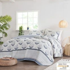 Buy 🔥 Madison Park Patricia Reversible Cotton Coverlet Set Neutral 👏 -Madison Park Sales unnamed file 5382