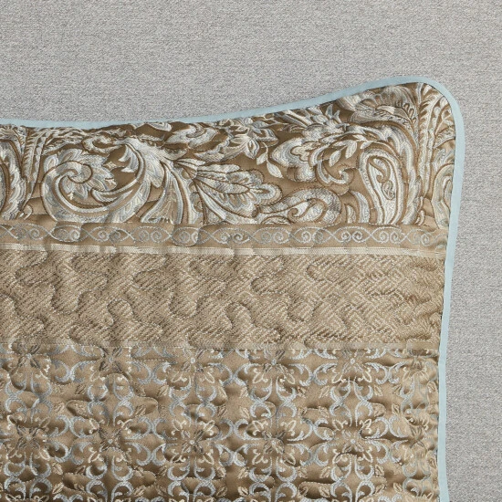 Deals π Madison Park Laura Reversible Jacquard Coverlet Set Blue/Brown π 6 Deals π Madison Park Laura Reversible Jacquard Coverlet Set Blue/Brown π - Image 4