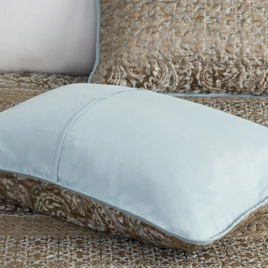 Deals π Madison Park Laura Reversible Jacquard Coverlet Set Blue/Brown π 7 Deals π Madison Park Laura Reversible Jacquard Coverlet Set Blue/Brown π - Image 5