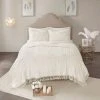 Outlet ❤️ Madison Park Virginia Cotton Chenille Medallion Fringe Coverlet Set Off White 💯 -Madison Park Sales unnamed file 553