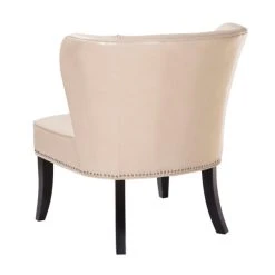 Promo 💯 Madison Park Sheldon Concave Back Armless Chair--Ivory 🥰 -Madison Park Sales unnamed file 5557